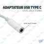 🎧 Adaptateur USB Type-C vers Jack 3.5 mm – Convertisseur Audio Universel pour Smartphones et Tablettes