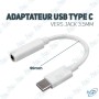 🎧 Adaptateur USB Type-C vers Jack 3.5 mm – Convertisseur Audio Universel pour Smartphones et Tablettes