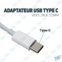 🎧 Adaptateur USB Type-C vers Jack 3.5 mm – Convertisseur Audio Universel pour Smartphones et Tablettes