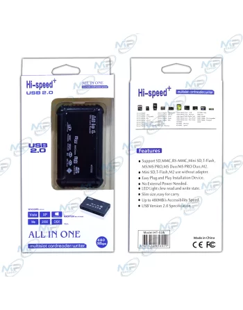 All in One Lecteur carte mémoires Adaptateur USB ext.Carte SD SDHC M2 MMC  XD CF
