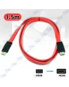 CABLE HDMI PLAT 1.5M