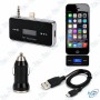 💻 Transmetteur FM Lightning pour iPhone – Émetteur Audio FM avec Charge USB et Prise Jack 3,5 mm