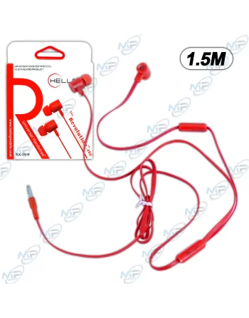 👂Écouteurs Filaire RX-09 Hello-G | Son Stéréo Révolutionnaire & Jack 3,5 mm
