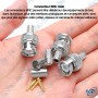 🔌 Connecteur BNC Mâle à Sertir pour Câble Coaxial – Connecteur Professionnel pour Caméras de Surveillance CCTV