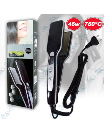 🌡️Lisseur Céramique BR-3548 : Lissage Cheveux Mouillés et Secs, 750°C