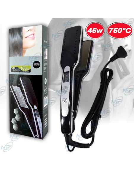 🌡️Lisseur Céramique BR-3548 : Lissage Cheveux Mouillés et Secs, 750°C