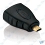 🔌 Adaptateur Micro HDMI Mâle vers HDMI Femelle – Convertisseur Audio/Vidéo Full HD & 4K Compatible Caméra, Tablette, PC Portabl
