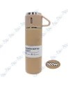 💧Coffret Thermos Voyage 500ml Inox - Bouteille + 2 Tasses, 12h Chaud/Froid