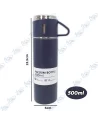 💧Coffret Thermos Voyage 500ml Inox - Bouteille + 2 Tasses, 12h Chaud/Froid