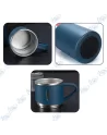 💧Coffret Thermos Voyage 500ml Inox - Bouteille + 2 Tasses, 12h Chaud/Froid