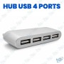 🔌 Hub USB 2.0 4 Ports Haute Vitesse | Répartiteur USB Compact Plug & Play pour PC, Ordinateur Portable et Accessoires