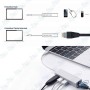 🔌 Hub USB-C 3 Ports USB + Ethernet RJ45 Gigabit 10/100/1000 Mbps – Adaptateur Multi-Fonction pour MacBook et PC