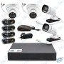 📹 Kit Vidéosurveillance ZEXIVISION 4 Caméras XVR 5MP 4K – DVR H.265+ Full Color 24/7 avec Audio, HDMI & Alarme