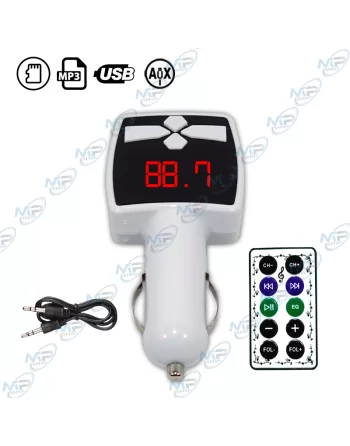 💿 Lecteur MP3 Voiture & Transmetteur FM - USB/AUX/MicroSD avec Télécommande