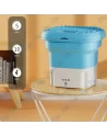 🧺Mini machine à laver portable pliable 4.5L | Sous-vêtements & Voyage