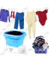🧺Mini machine à laver portable pliable 4.5L | Sous-vêtements & Voyage
