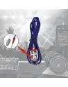🔊Câble Audio Jack 3.5mm Tressé Anti-Nœuds (1m) - Son HD