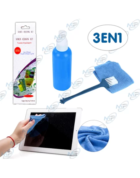 ✨Kit Nettoyage Écran & Clavier 3-en-1 - Anti-Poussière et Anti-Traces