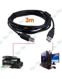 🖨️Câble USB 2.0 A vers B Mâle 3M avec Filtre – Connexion Imprimante Stable
