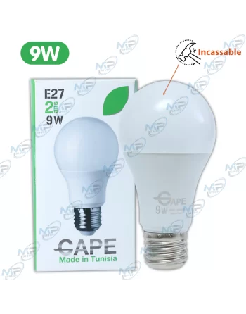 💡Ampoule LED E27 9W Incassable - Faible Consommation