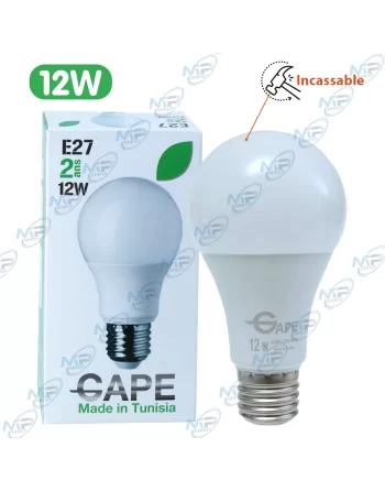 💡Ampoule LED E27 12W Incassable - Économie d'Énergie & Longue Durée
