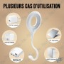 💡 Lampe LED USB Flexible en Anneau – Éclairage Compact pour Smartphone, PC et Ordinateur