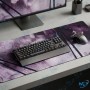 🖱️ Tapis Souris Grand Format 89,5 × 39,5 cm – Desk Mat XXL pour Clavier et Souris – Design Abstrait Violet