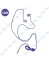 🔊Écouteurs Filaire RX-09 Bleus Vifs | Jack 3,5 mm & Micro/Commande 1.2M