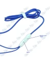 🔊Écouteurs Filaire RX-09 Bleus Vifs | Jack 3,5 mm & Micro/Commande 1.2M