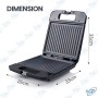 🍳 Appareil à Sandwich et Panini RAF R.516 – 1400W – Plaques Antiadhésives – Cuisson Rapide et Uniforme