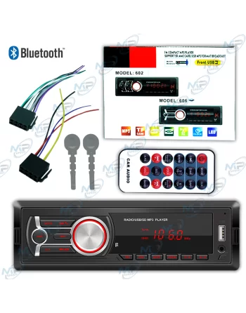 🎶Autoradio 1 DIN Bluetooth Façade Amovible USB SD Kit Mains-Libres