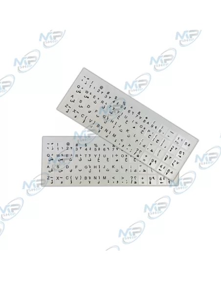 AUTOCOLLANT CLAVIER TRANSPARENT