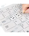 AUTOCOLLANT CLAVIER TRANSPARENT