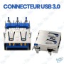 💻 Connecteur USB 3.0 Femelle à Souder – Port USB Type-A 9 Broches pour Réparation et Assemblage Électronique