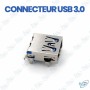 💻 Connecteur USB 3.0 Femelle à Souder – Port USB Type-A 9 Broches pour Réparation et Assemblage Électronique