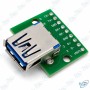 💻 Connecteur USB 3.0 Femelle à Souder – Port USB Type-A 9 Broches pour Réparation et Assemblage Électronique