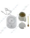 ♨️Chauffe-Tasse Électrique 55°C - Détecteur Gravité, Mug Céramique Luxe
