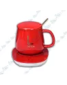 ♨️Chauffe-Tasse Électrique 55°C - Détecteur Gravité, Mug Céramique Luxe