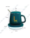 ♨️Chauffe-Tasse Électrique 55°C - Détecteur Gravité, Mug Céramique Luxe