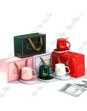 ♨️Chauffe-Tasse Électrique 55°C - Détecteur Gravité, Mug Céramique Luxe