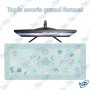 🖱️ Tapis de Souris Grand Format 89,5 x 39,5 cm – Surface XXL Antidérapante avec Motif Coloré