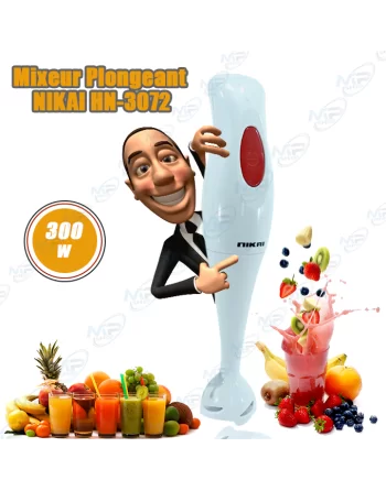 ✨ Mixeur Plongeant NIKAI HN-3072 - 300W - Puissance et Efficacité