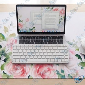 🖱️ Tapis Souris Grand Format 89,5 × 39,5 cm – Desk Mat Floral Antidérapant pour Bureau et Gaming