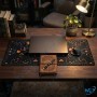 🖱️ Tapis Souris Grand Format – 89,5 × 39,5 cm – Motif Papillon & Fleurs