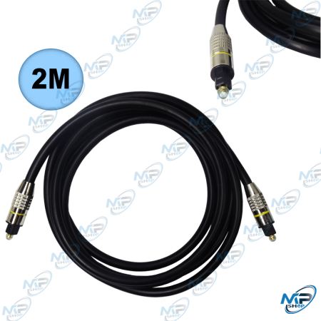 🔌 Câble Fibre Optique Audio 2M – Mini TOSLINK 3,5 mm Haute Qualité pour TV, PC et Systèmes Audio