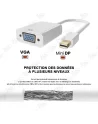 🔌Adaptateur Mini DisplayPort vers VGA Full HD pour PC