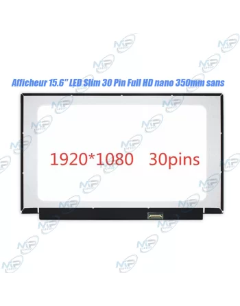🖥️Dalle Écran 15.6" LED Slim 30 Pin Full HD (1920x1080) Remplacement