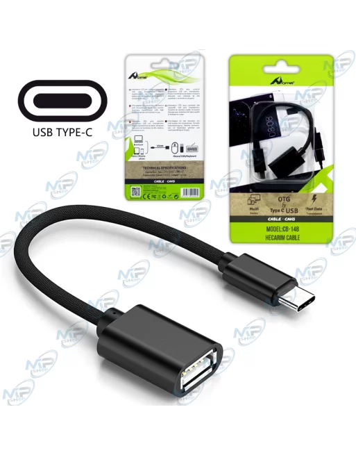 CABLE OTG USB 2.0 TYPE C