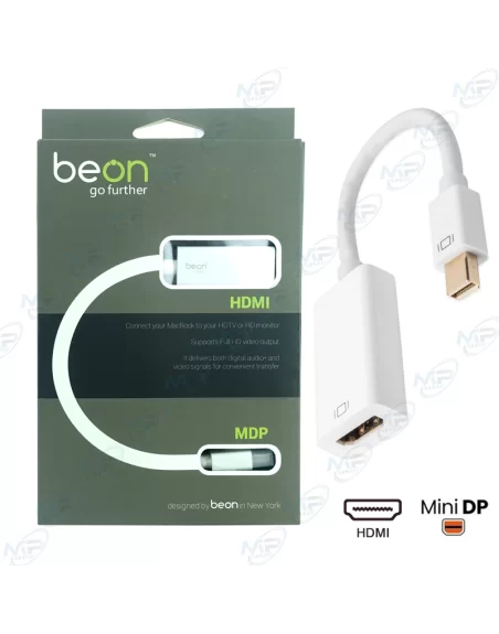 Adaptateur Mini DisplayPort vers HDMI Beon