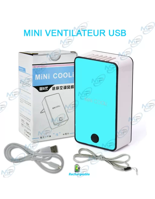 Mini Ventilateur Portable USB Rechargeable - lemaket